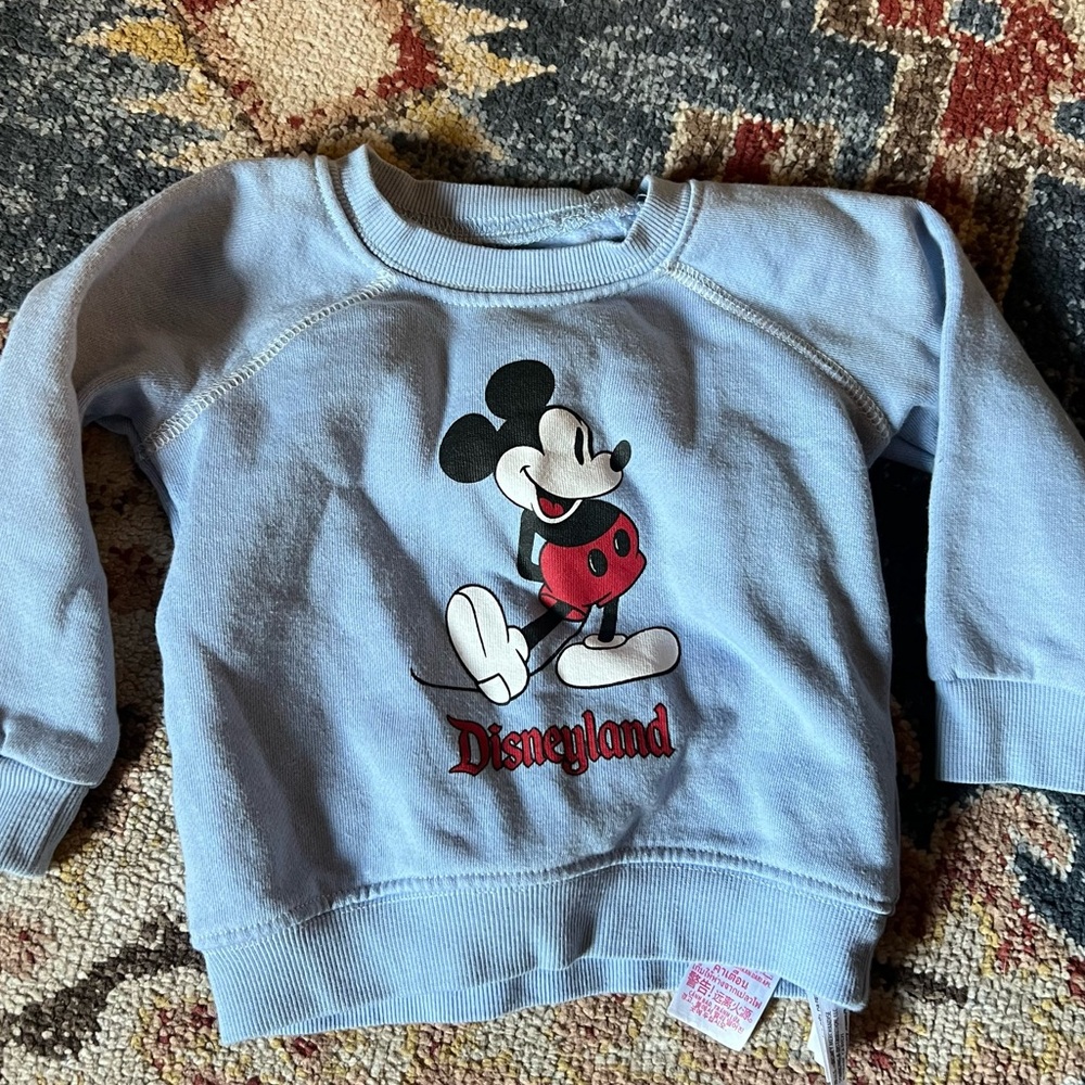 Toddler Disneyland sweatshirt